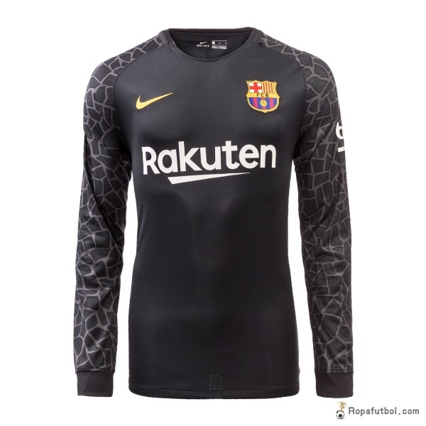 Camiseta Barcelona Manga Larga Portero 2017/18 Negro